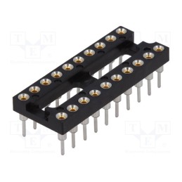 1 pcs x TE Connectivity - 2-1571552-6 - Socket: integrated circuits, DIP20, Pitch: 2.54mm, precision, THT