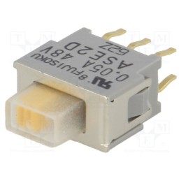 5 pcs x - Switch: slide, Pos: 2, DPDT, 0.05A/60VAC, 0.05A/60VDC, ON-ON, 500MΩ