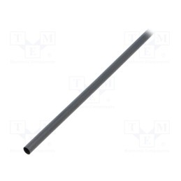 6 m x TE Connectivity - RNF-3000-6/2-0-STK - Heat shrink sleeve, glueless, 3: 1, 6mm, L: 1.2m, black, polyolefine