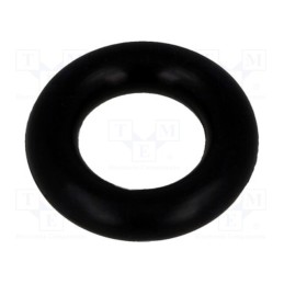 50 pcs x FIX&FASTEN - FIX-OR-6 - O-ring gasket, NBR rubber, Thk: 2.6mm, Øint: 6mm, black