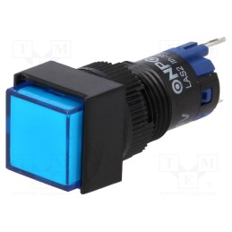 1 pcs x ONPOW - LAS2F-11Z/24/B - Switch: push-button, Pos: 2, SPDT, 0.5A/250VAC, 1A/24VDC, ON-ON