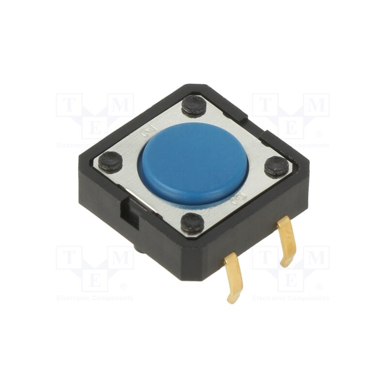 1 pcs x OMRON OCB - B3F-5001 - Microswitch TACT, SPST-NO, Pos: 2, 0.05A/24VDC, THT, none, 1.27N
