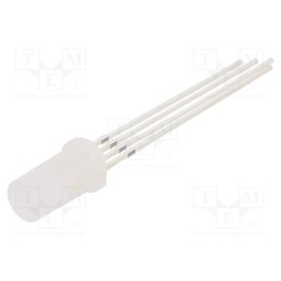 1 pcs x OPTOSUPPLY - OSTAMA5TE2A - LED, 5mm, RGB, 140°, Front: flat, 1.8÷2.6/2.8÷3.6V, No.of term: 4