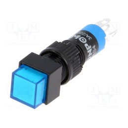 1 pcs x ONPOW - LAS4F-11Z/230/B - Switch: push-button, Pos: 2, SPDT, 0.5A/250VAC, 1A/24VDC, ON-ON