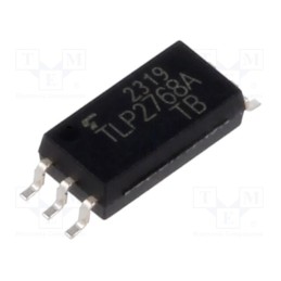 1 pcs x TOSHIBA - TLP2768A(E(T - Optocoupler, SMD, Ch: 1, OUT: open collector, Uinsul: 5kV, SO6