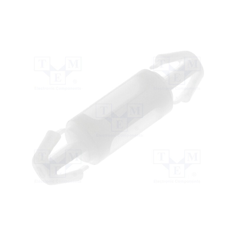 50 pcs x FIX&FASTEN - FIX-LCC-9.5 - PCB distance, polyamide, L: 9.5mm, latch/latch, natural, UL94V-2