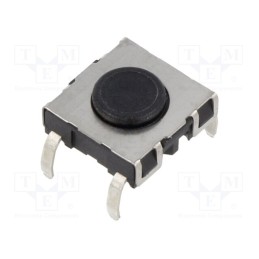 1 pcs x SCHURTER - 1241.1602 - Microswitch TACT, SPST-NO, Pos: 2, 0.05A/42VDC, THT, 1.8N, 4.55mm