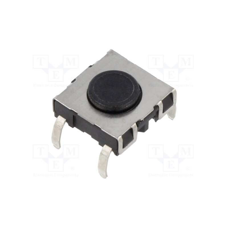 1 pcs x SCHURTER - 1241.1602 - Microswitch TACT, SPST-NO, Pos: 2, 0.05A/42VDC, THT, 1.8N, 4.55mm
