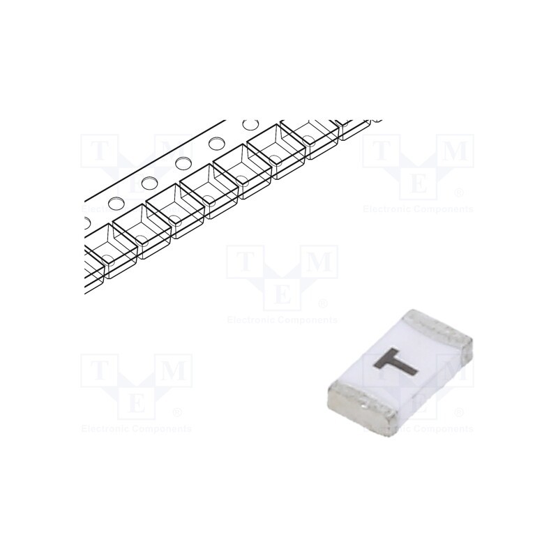 5 pcs x CONQUER ELECTRONIC - CQ12LV 5A 63V - Fuse: fuse, time-lag, 5A, 63VDC, SMD, ceramic, CQ, SMD