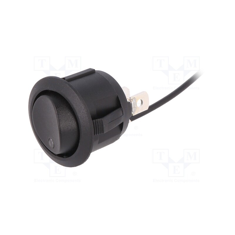 1 pcs x SCI - R13-112CL-02 - ROCKER, SPDT, Pos: 2, ON-ON, 20A/12VDC, black, LED,point, 12V, 50mΩ