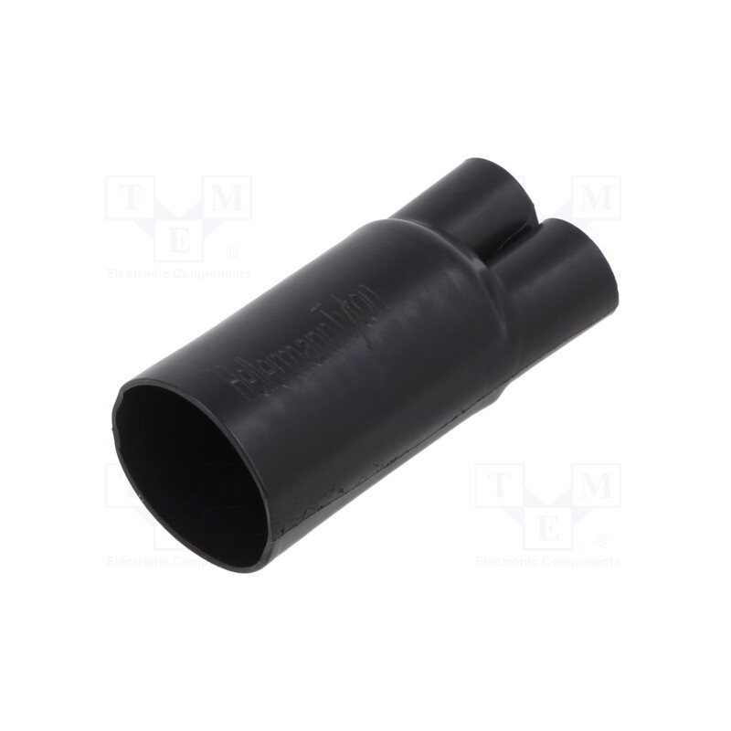 10 pcs x HELLERMANNTYTON - 402-16039 - Cable breakout, black, crosslinked polyolefin POX
