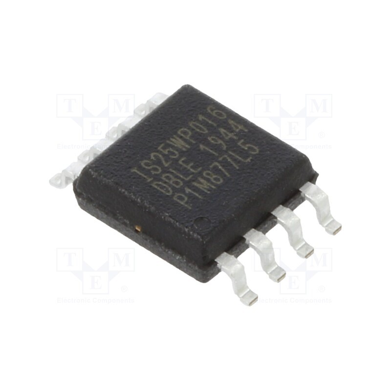 1 pcs x ISSI - IS25WP016D-JBLE - IC: FLASH memory, 16MbFLASH, DTR,QPI,SPI, 133MHz, 1.65÷1.95V, SO8