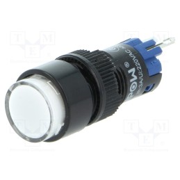 1 pcs x ONPOW - LAS2Y-11Z/24/W - Switch: push-button, Pos: 2, SPDT, 0.5A/250VAC, 1A/24VDC, ON-ON