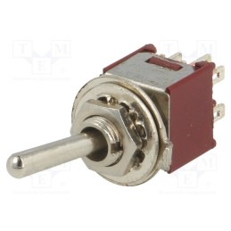 1 pcs x - TSSM2032A1 - Switch: toggle, Pos: 3, DP3T, ON-OFF-ON, 1A/250VAC, -55÷65°C, 20mΩ