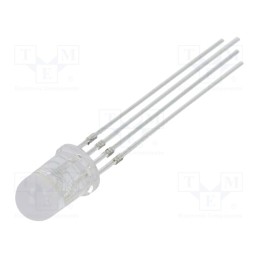 1 pcs x OPTOSUPPLY - OSTAMC51A5A - LED, 4.9mm, RGB, 100°, Front: convex, 1.8÷2.6/2.7÷3.6/2.7÷3.6V