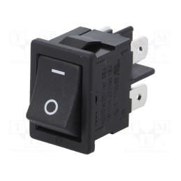 1 pcs x Marquardt - 1858.1104 - ROCKER, DPST, Pos: 2, ON-OFF, 16A/250VAC, IP40, 100mΩ, UL94V-0