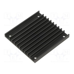 1 pcs x Wakefield Thermal - 528-24AB - Heatsink: extruded, grilled, TO218,TO220, black, L: 61mm, W: 57.9mm