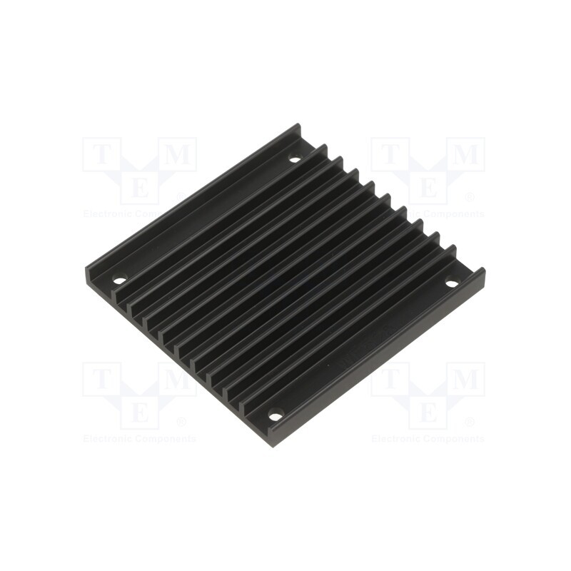 1 pcs x Wakefield Thermal - 528-24AB - Heatsink: extruded, grilled, TO218,TO220, black, L: 61mm, W: 57.9mm