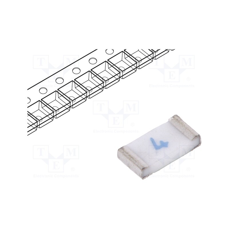 5 pcs x BEL FUSE - 0685F4000-01 - Fuse: fuse, quick blow, 4A, 125VAC, 63VDC, SMD, ceramic, C1F, 1206