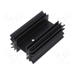 1 pcs x Wakefield Thermal - 657-25ABPE - Heatsink: extruded, H, TO218,TO220,TO247, black, L: 41.9mm, 2.7°C/W