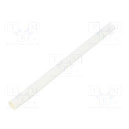 10 m x TE Connectivity - RNF-100-1/4-9 - Heat shrink sleeve, glueless,flexible, 2: 1, 6.4mm, L: 10m, white