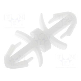 50 pcs x FIX&FASTEN - FIX-LCF-3 - PCB distance, polyamide, L: 3.2mm, latch/latch, natural, UL94V-2