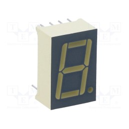 1 pcs x KINGBRIGHT ELECTRONIC - SC56-11SURKWA - Display: LED, 7-segment, 14.22mm, 0.56', No.char: 1, red, 31÷97mcd