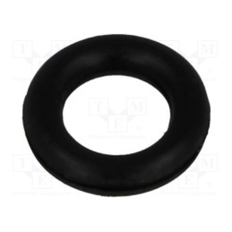 50 pcs x FIX&FASTEN - FIX-OR-4.6 - O-ring gasket, NBR rubber, Thk: 1.78mm, Øint: 4.6mm, black