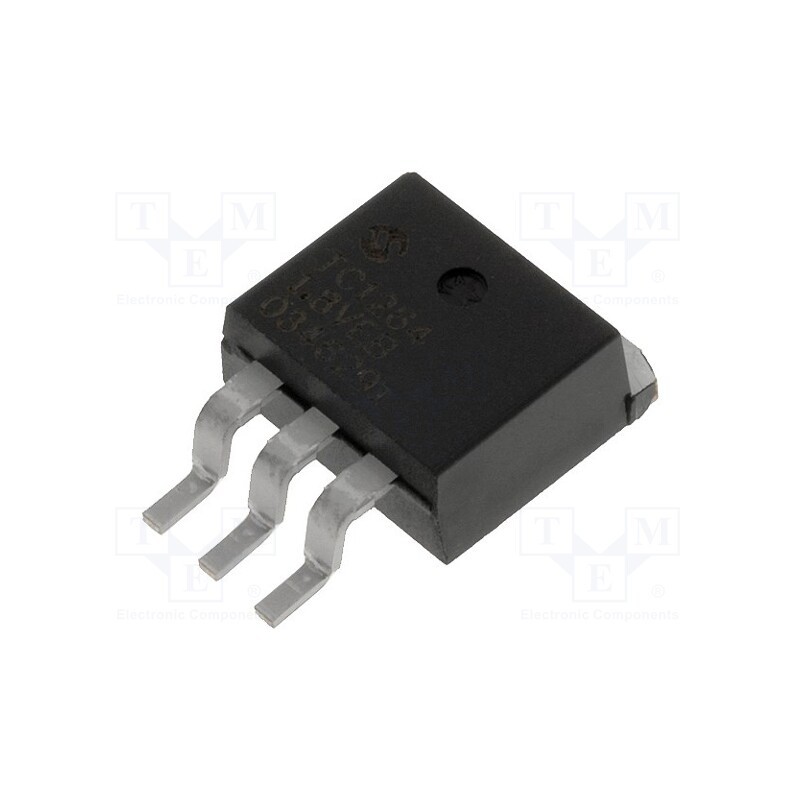 1 pcs x MICROCHIP TECHNOLOGY - TC1264-1.8VEBTR - IC: voltage regulator, LDO,fixed, 1.8V, 0.8A, D2PAK-3, SMD, ±0.5%