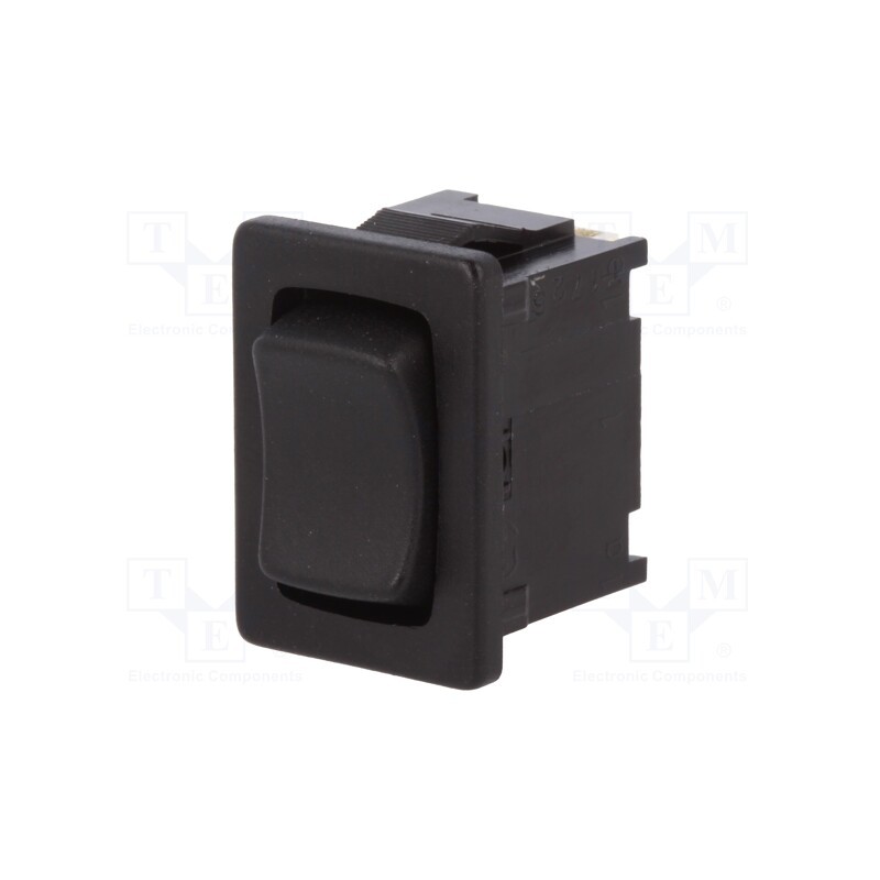 1 pcs x Marquardt - 1808.6302 - ROCKER, SP3T, Pos: 3, (ON)-OFF-(ON), 6A/250VAC, black, IP40, none