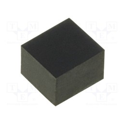 50 pcs x FIX&FASTEN - FIX-SF-050435 - Self-adhesive foot, H: 3.5mm, black, rubber, W: 5mm, L: 4.5mm