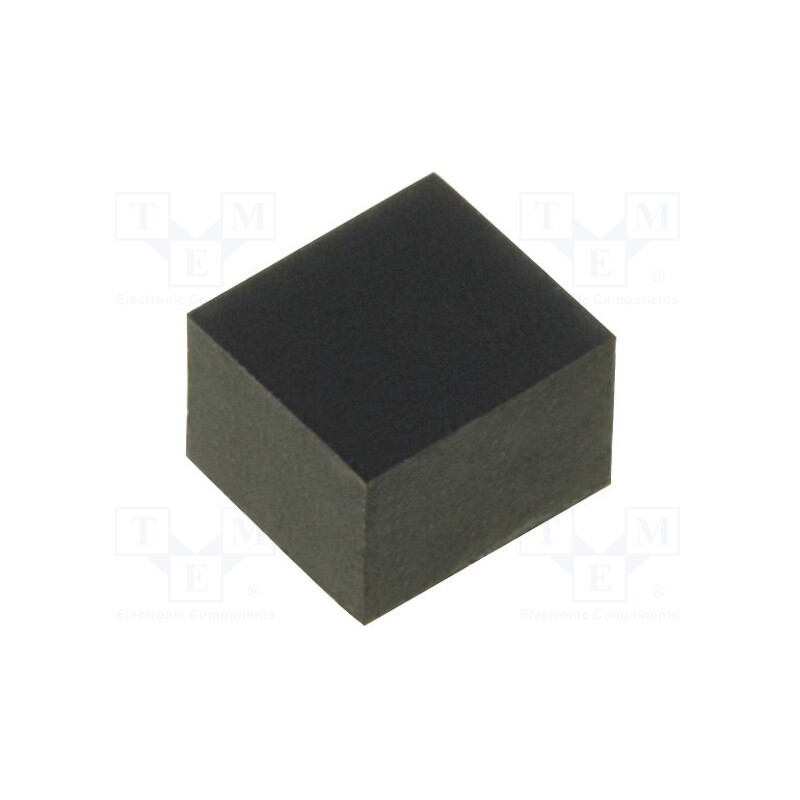 50 pcs x FIX&FASTEN - FIX-SF-050435 - Self-adhesive foot, H: 3.5mm, black, rubber, W: 5mm, L: 4.5mm