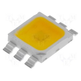 1 pcs x OPTOSUPPLY - OSM5XAT1C1E - Power LED, white warm, 120°, 350mA, Pmax: 1.6W, P: 1W, 80÷90lm, 5x5mm