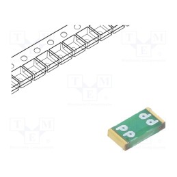 5 pcs x SCHURTER - 3413.0329.22 - Fuse: fuse, time-lag, 12A, 32VAC, 63VDC, SMD, 3.2x1.6mm, copper, UST