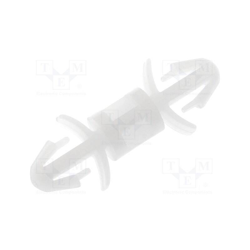 50 pcs x FIX&FASTEN - FIX-LCF-6 - PCB distance, polyamide, L: 6.35mm, latch/latch, natural, UL94V-2