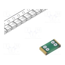 5 pcs x SCHURTER - 3413.0328.22 - Fuse: fuse, time-lag, 10A, 32VAC, 63VDC, SMD, 3.2x1.6mm, copper, UST