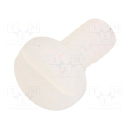 50 pcs x KEYSTONE - 9327 - Screw, UNC4-40x6.25, Head: cheese head, slotted, polyamide