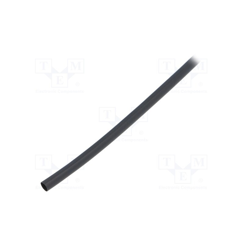 10 m : RNF-100-3/16-0 - Heat shrink sleeve, glueless,flexible, 2: 1, 4.8mm, L: 10m, black