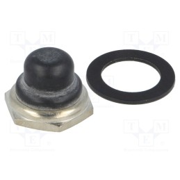 1 pcs x APEM - U589 - Cap, Mat: silicone, Actuator colour: black
