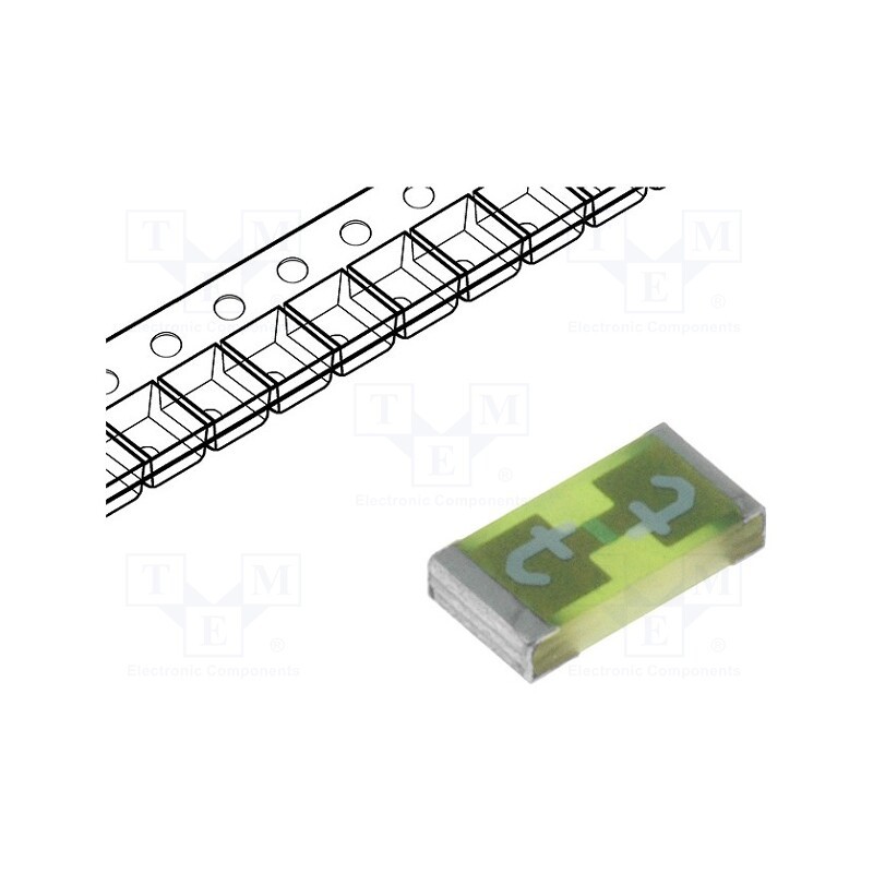 5 pcs x SCHURTER - 3413.0219.22 - Fuse: fuse, quick blow, 2A, 32VAC, 63VDC, SMD, 3.2x1.6mm, copper, USI