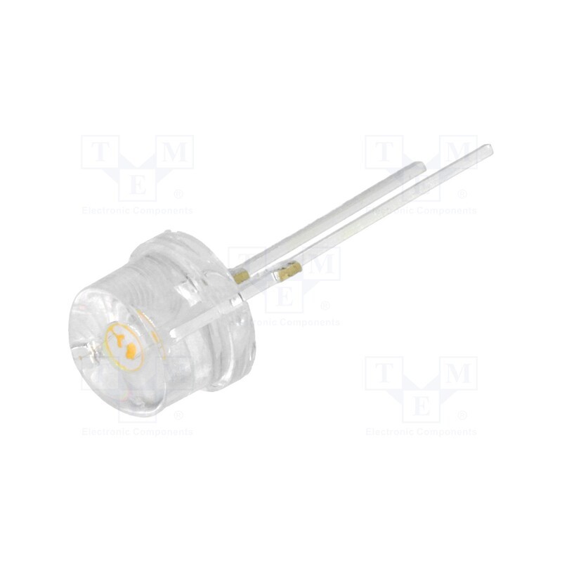1 pcs x OPTOSUPPLY - OS5OG387E1U - LED, 8mm, orange, 140°, Front: convex, 5.7÷7.8V, No.of term: 2