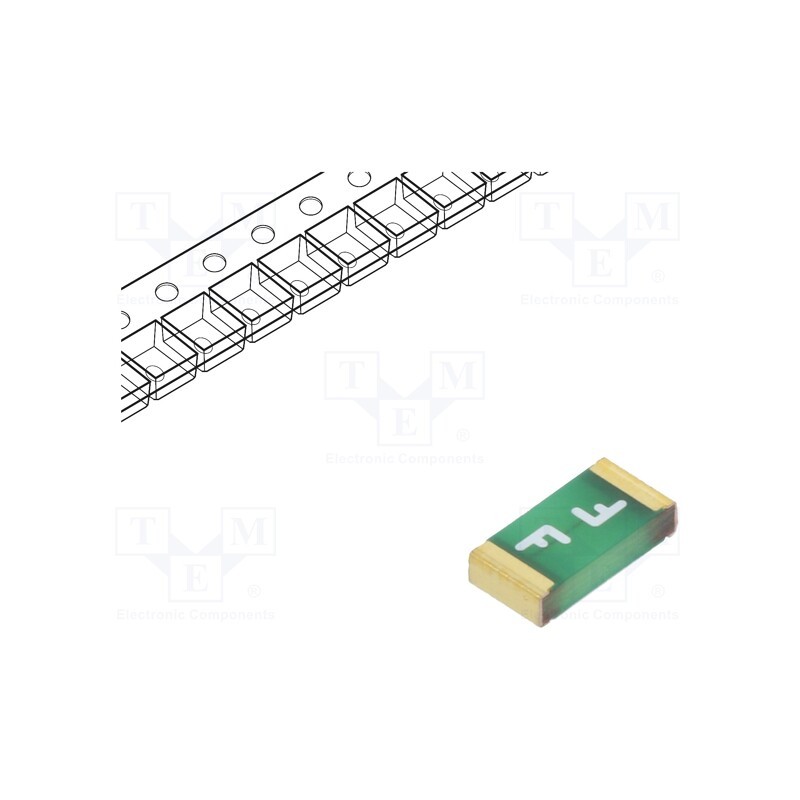 5 pcs x SCHURTER - 3413.0113.22 - Fuse: fuse, quick blow, 500mA, 32VAC, 63VDC, SMD, 3.2x1.6mm, copper