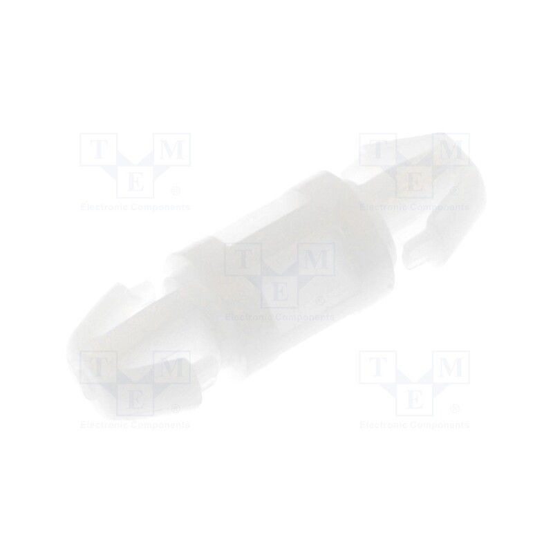 50 pcs x FIX&FASTEN - FIX-LCC-6S - PCB distance, polyamide, L: 6mm, latch/latch, natural, UL94V-2