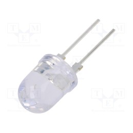 1 pcs x OPTOSUPPLY - OS5RADA131U - LED, 10mm, red, 30°, Front: convex, 2÷2.6V, No.of term: 2, -30÷85°C