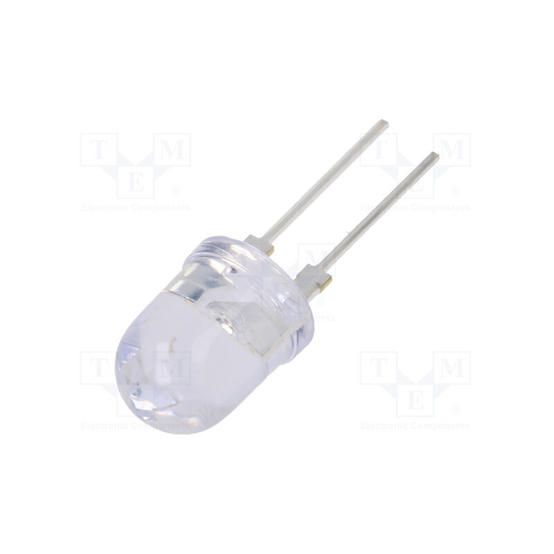 1 pcs x OPTOSUPPLY - OS5RADA131U - LED, 10mm, red, 30°, Front: convex, 2÷2.6V, No.of term: 2, -30÷85°C
