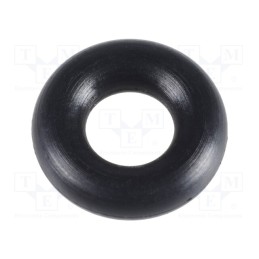 50 pcs x FIX&FASTEN - FIX-OR-2.9 - O-ring gasket, NBR rubber, Thk: 1.78mm, Øint: 2.9mm, black