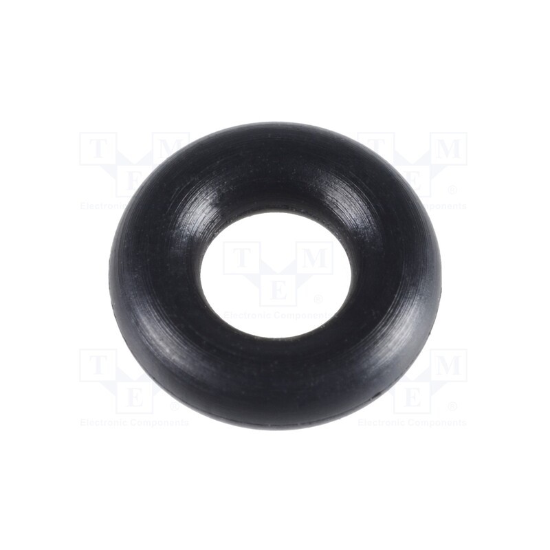 50 pcs x FIX&FASTEN - FIX-OR-2.9 - O-ring gasket, NBR rubber, Thk: 1.78mm, Øint: 2.9mm, black