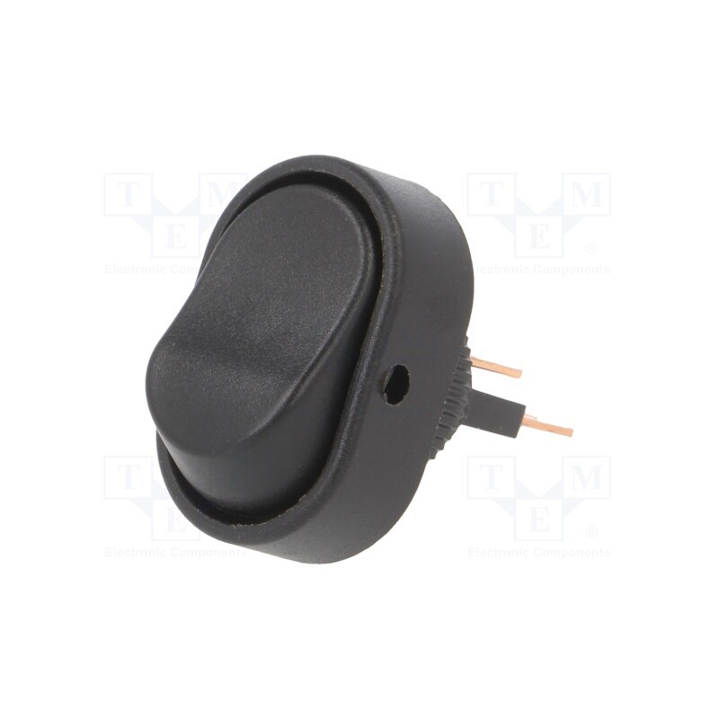 1 pcs x SWITCH COMPONENTS - RD1-1A-DC-1-B - ROCKER, SPST, Pos: 2, ON-OFF, 30A/12VDC, black, none, Rcont max: 50mΩ