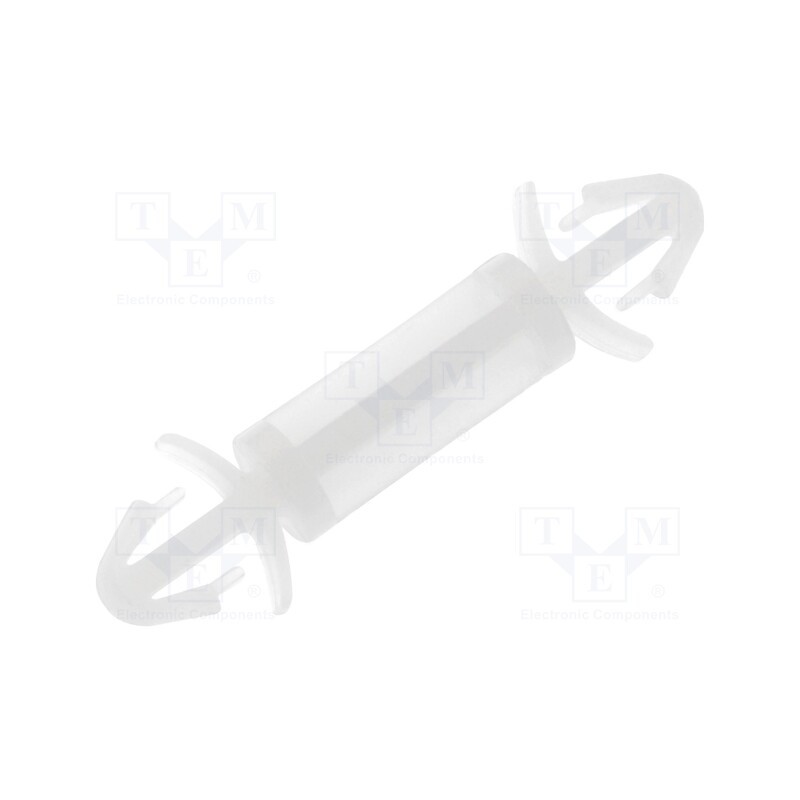 50 pcs x FIX&FASTEN - FIX-LCF-12 - PCB distance, polyamide, L: 12mm, latch/latch, natural, UL94V-2