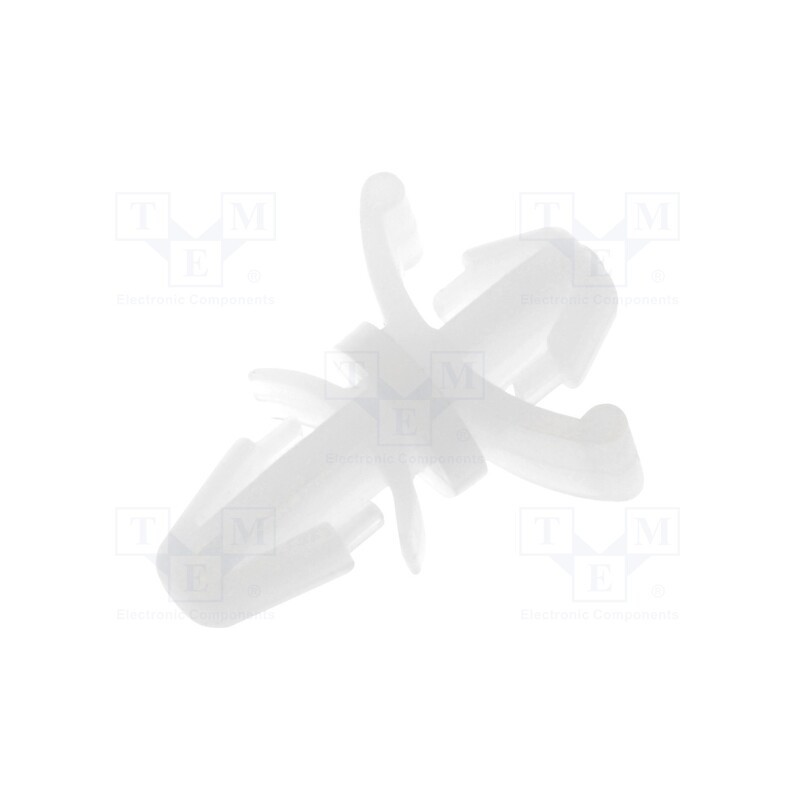 50 pcs x FIX&FASTEN - FIX-LCD-3 - PCB distance, polyamide, L: 3.2mm, latch/latch, natural, UL94V-2